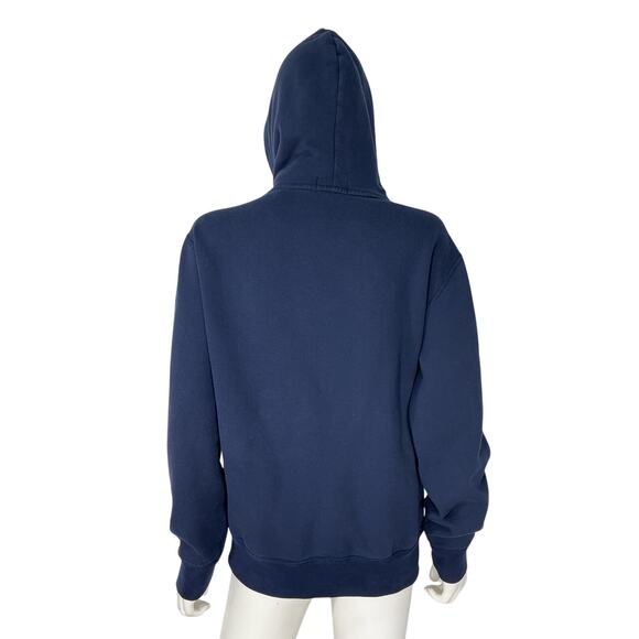 Polo Ralph Lauren Classic Blue Fleece Hoodie Size S - Picture 3 of 4